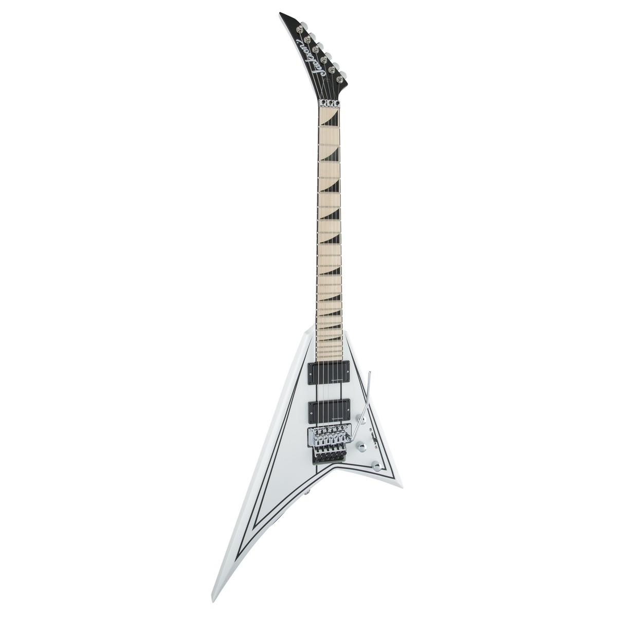 Đàn Guitar Điện Jackson X Series Rhoads RRX24M, Maple Fingerboard, Snow White With Black Pinstripes, #2916322548