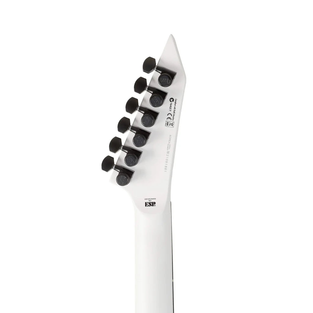 ESP LTD M-7HT Baritone Arctic Metal 7 String, Snow White Satin