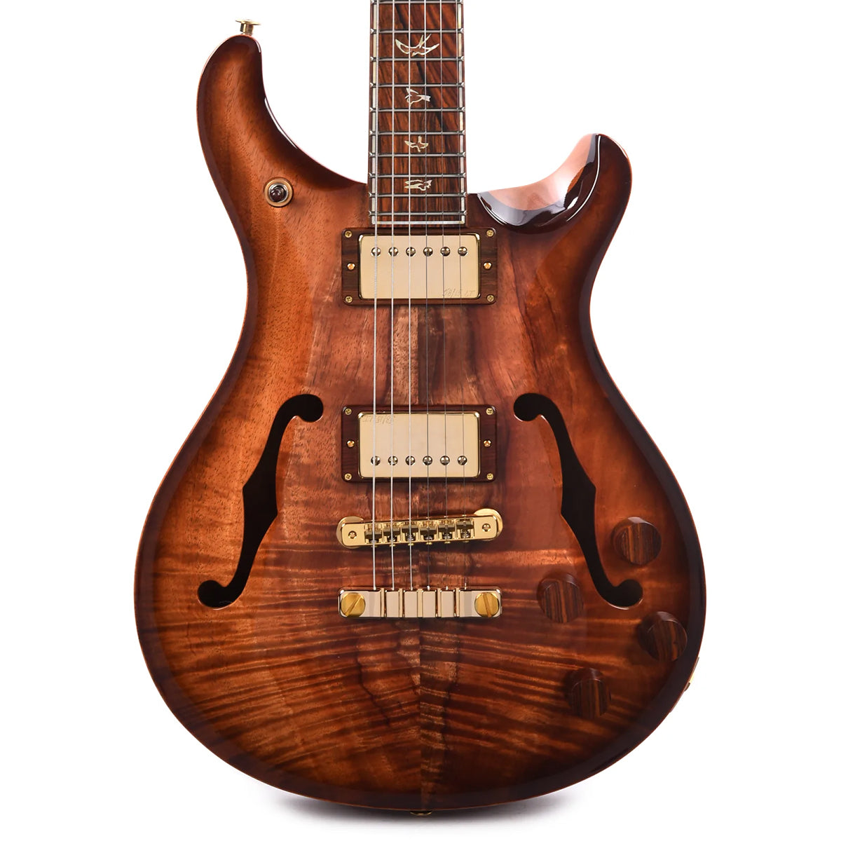 Đàn Guitar Điện PRS McCarty 594 Hollowbody II Wood Library 10 Top Private Stock, Koa Natural Smoked Burst w/Case