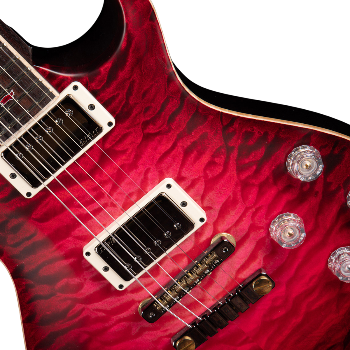 Đàn Guitar Điện PRS PRS McCarty 594 Singlecut Wood Library 10 Top Private Stock, Blood Red Glow w/Case
