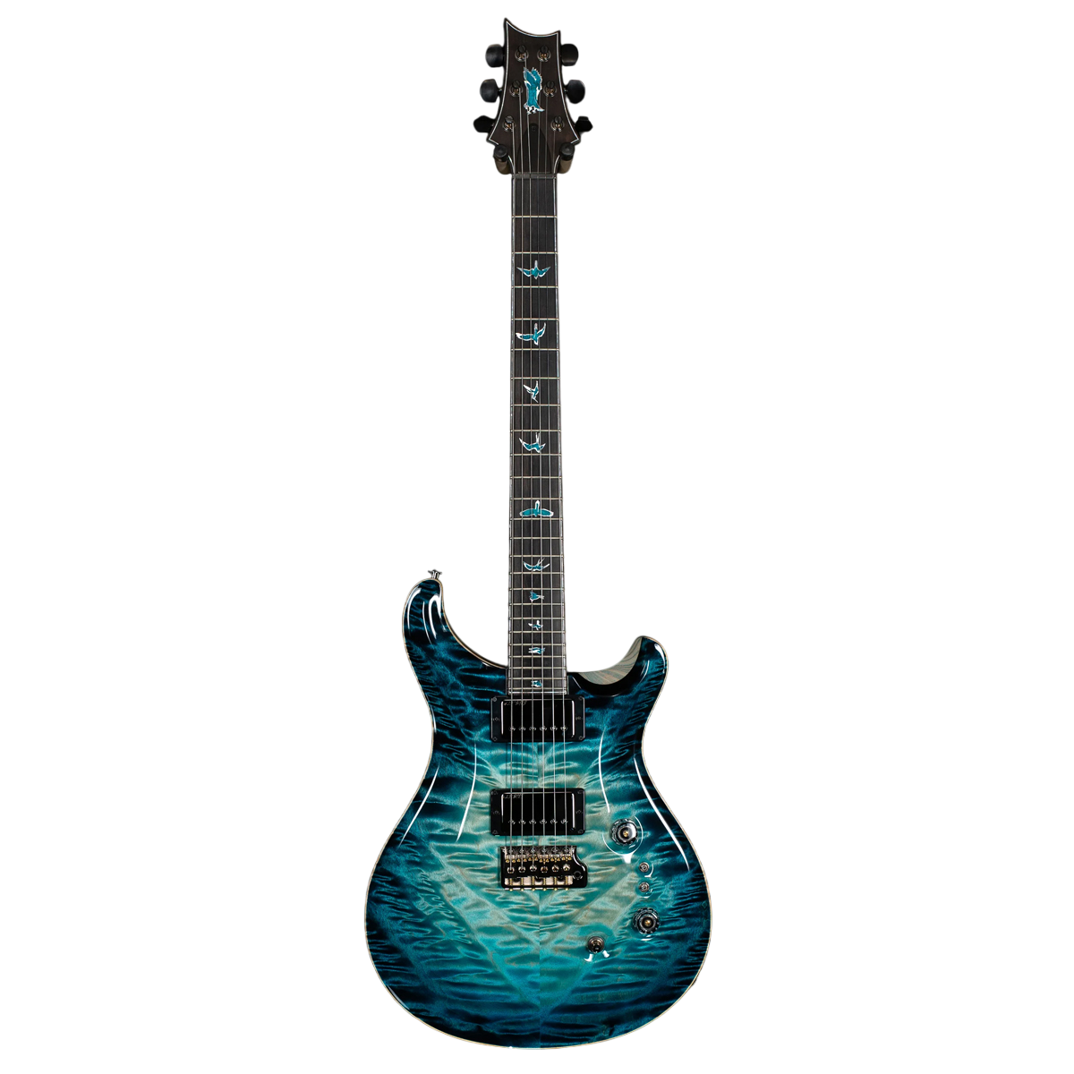 Đàn Guitar Điện PRS Custom 24-08 Wood Library 10 Top Private Stock, SubZero Glow w/Case