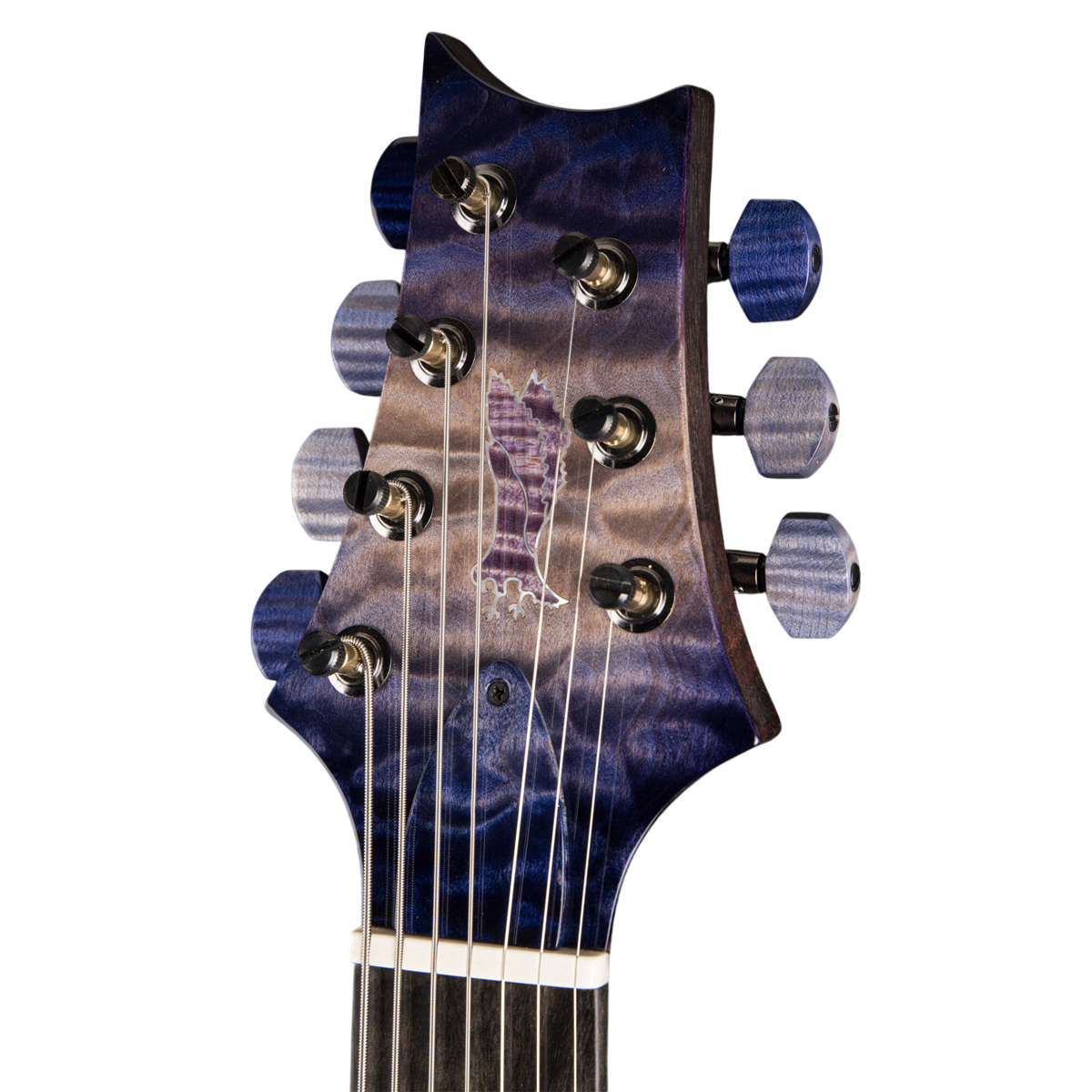 Đàn Guitar Điện 7 Dây PRS Custom 24 Wood Library 10 Top Private Stock, Purple Glow w/Case