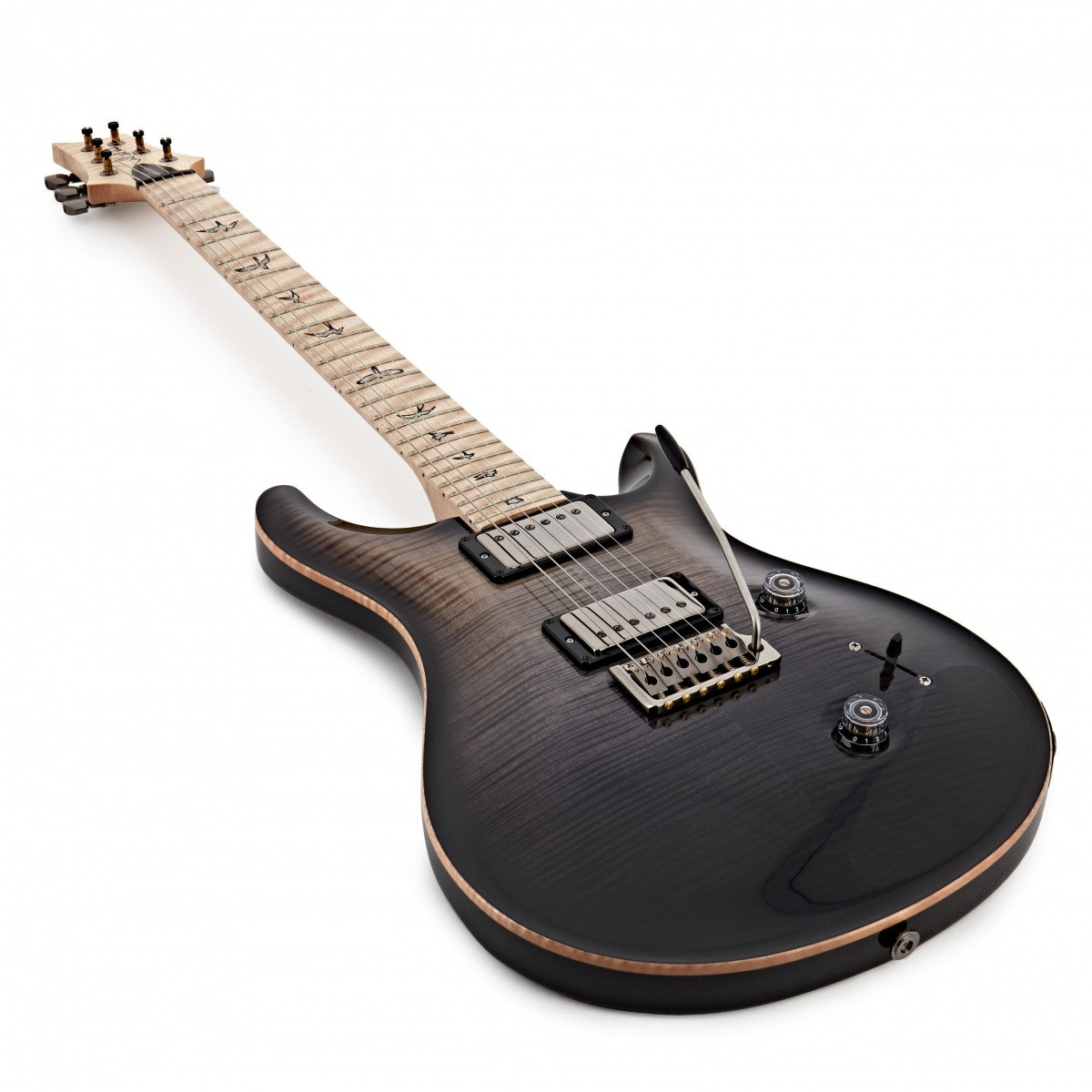 Đàn Guitar Điện PRS Custom 24 Wood Library 10 Top, Charcoal Fade Smokeburst w/Case