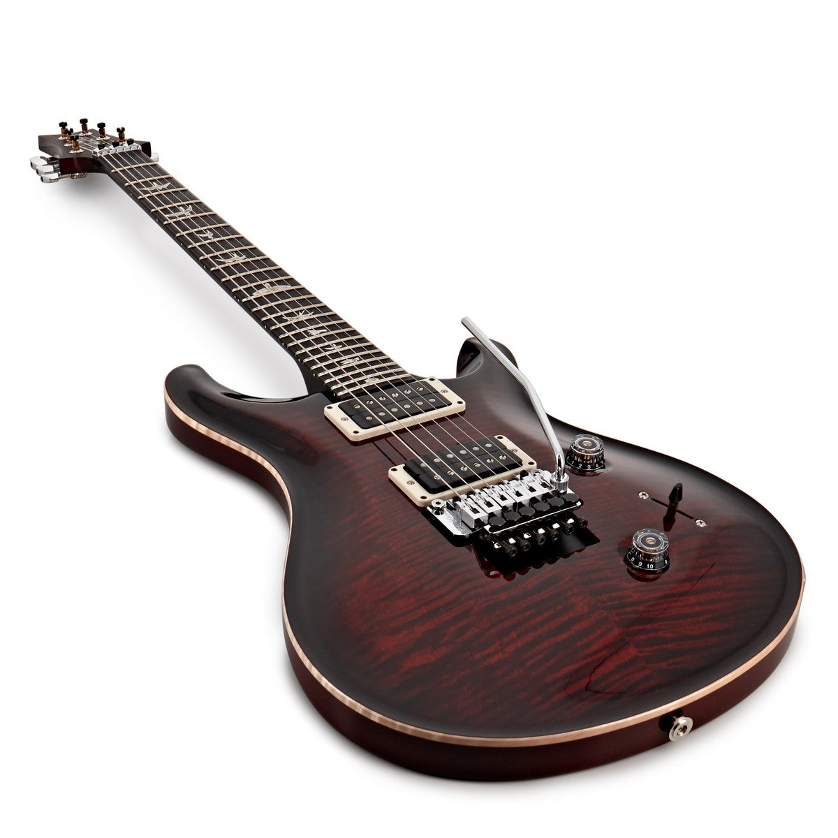 Đàn Guitar Điện PRS Custom 24 "Floyd", Fire Red Burst w/Case