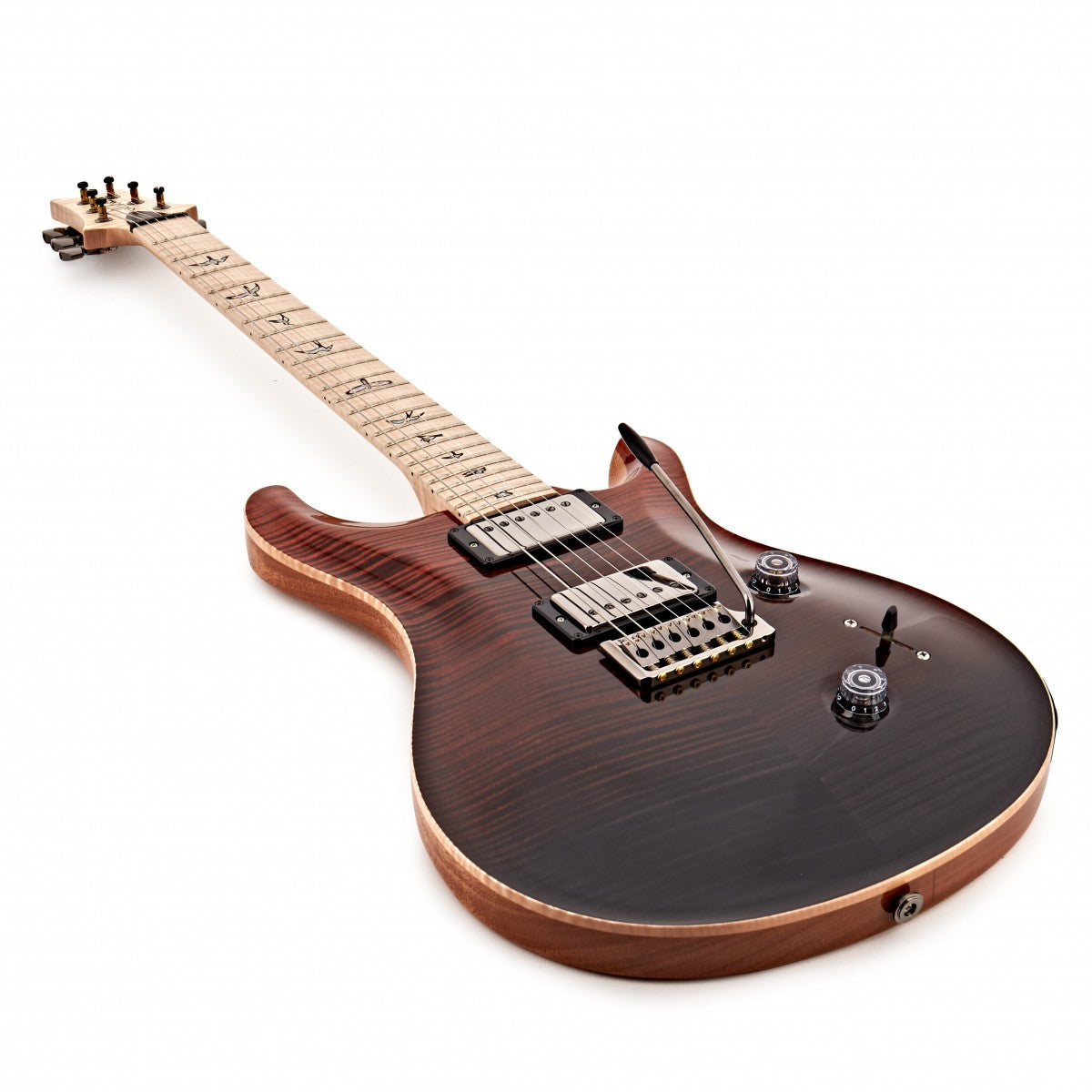 Đàn Guitar Điện PRS Custom 24 Wood Library 10 Top, Red/Grey Black Fade w/Case