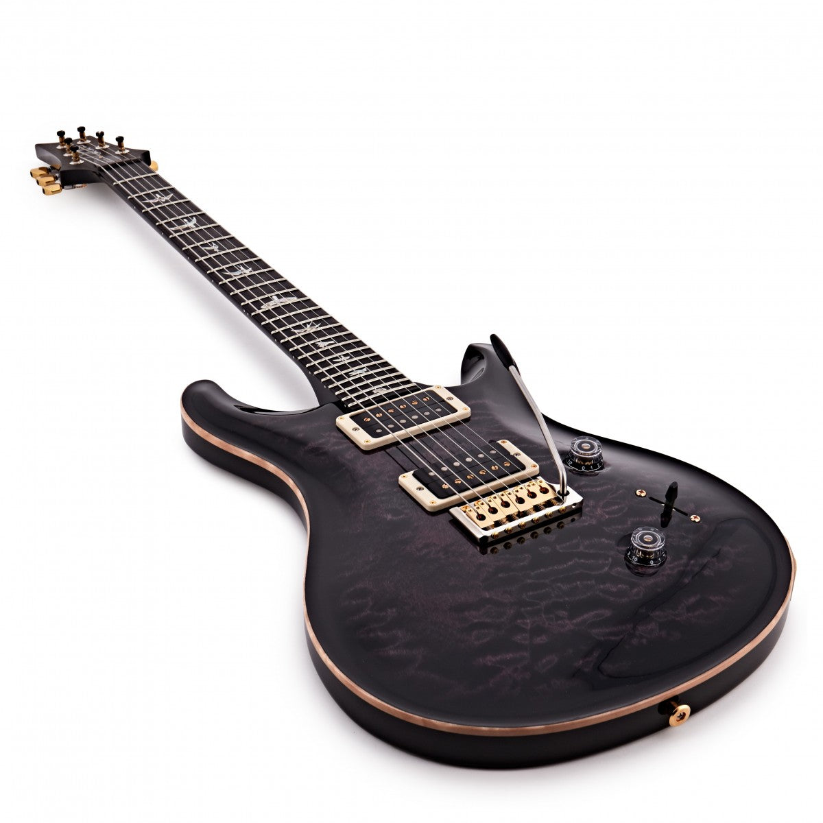 Đàn Guitar Điện PRS Custom 24 Wood Library 10 Top, Purple Iris w/Case