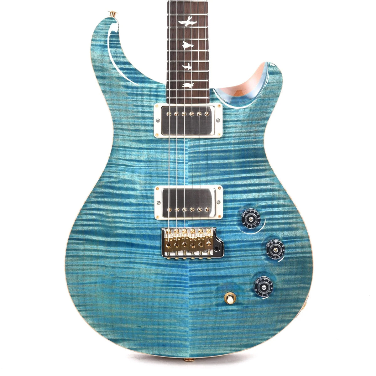 Đàn Guitar Điện PRS DGT Wood Library 10 Top, Flame Aquableux w/Case
