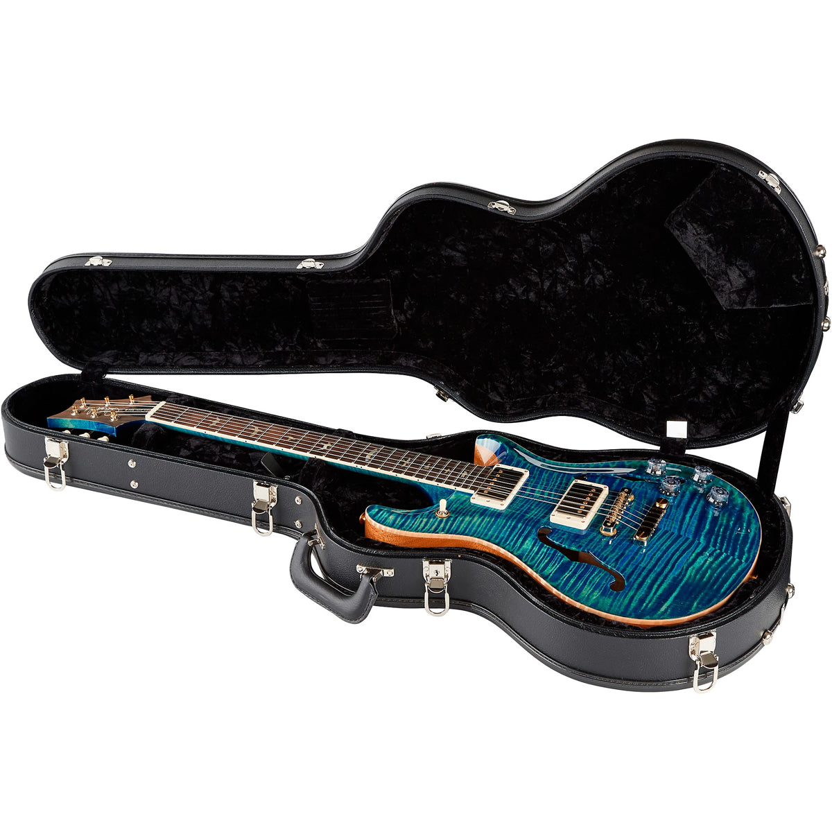 Đàn Guitar Điện PRS McCarty 594 Hollowbody II Wood Library 10 Top, Cobalt Blue w/Case