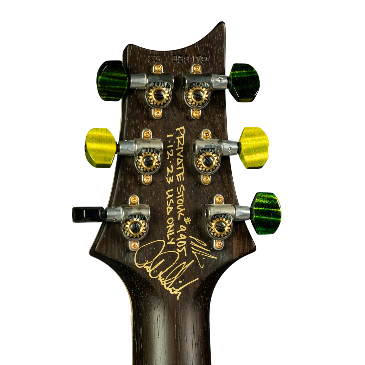 Đàn Guitar Điện PRS McCarty 594 Hollowbody II Wood Library 10 Top Private Stock, Rain Forest Glow w/Case