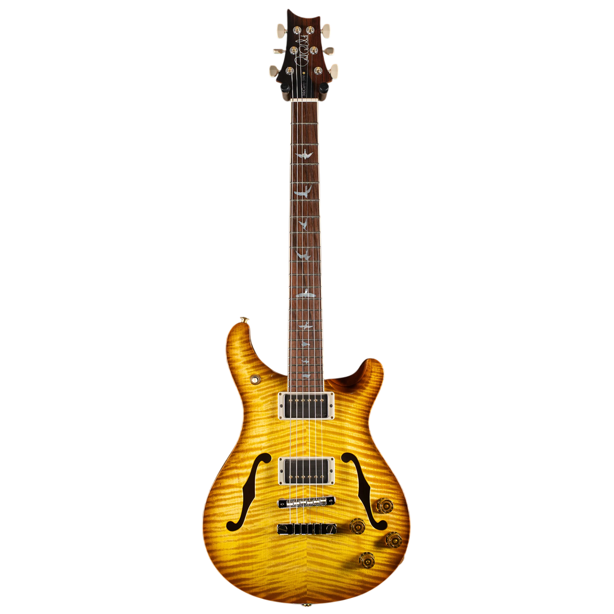 Đàn Guitar Điện PRS McCarty 594 Hollowbody II Wood Library 10 Top, Livingston Lemon Drop w/Case