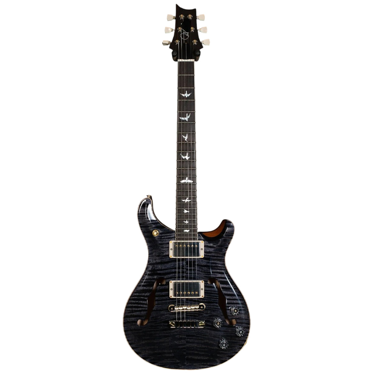 Đàn Guitar Điện PRS McCarty 594 Hollowbody II Wood Library 10 Top, Grey Black Fade w/Case