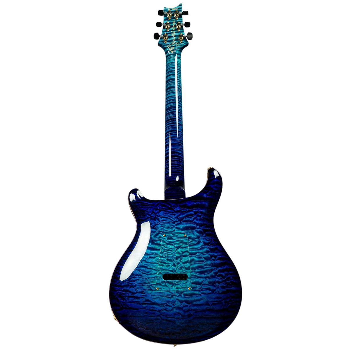 Đàn Guitar Điện PRS McCarty 594 Hollowbody II Wood Library 10 Top Private Stock, Aqua Violet Glow w/Case