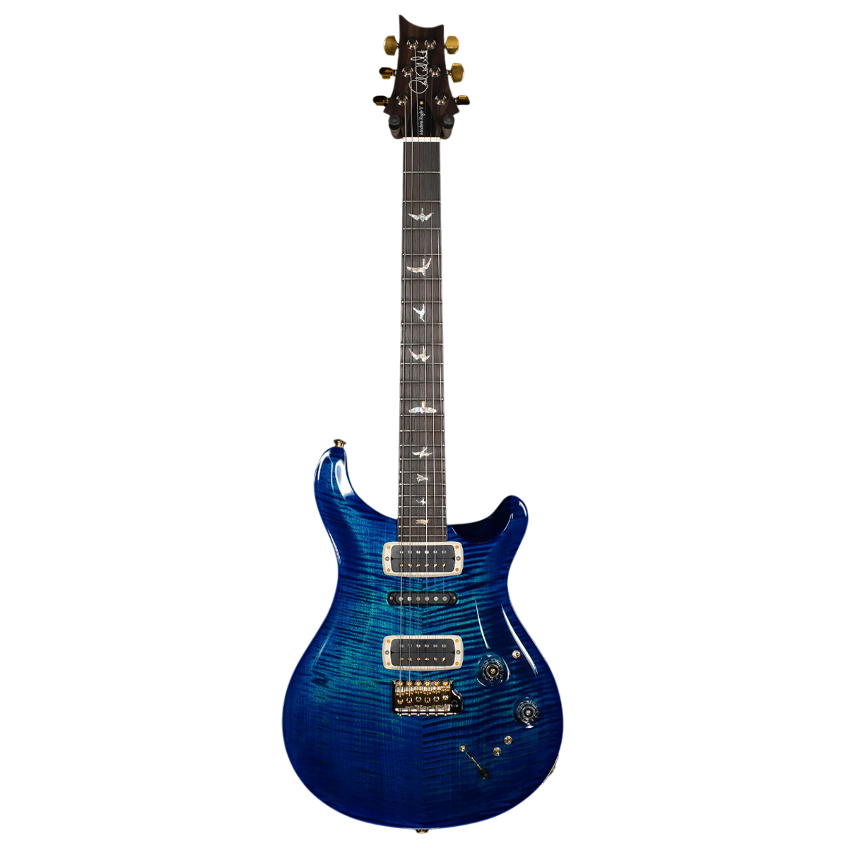 Đàn Guitar Điện PRS Modern Eagle V Wood Library 10 Top, River Blue Stained w/Case