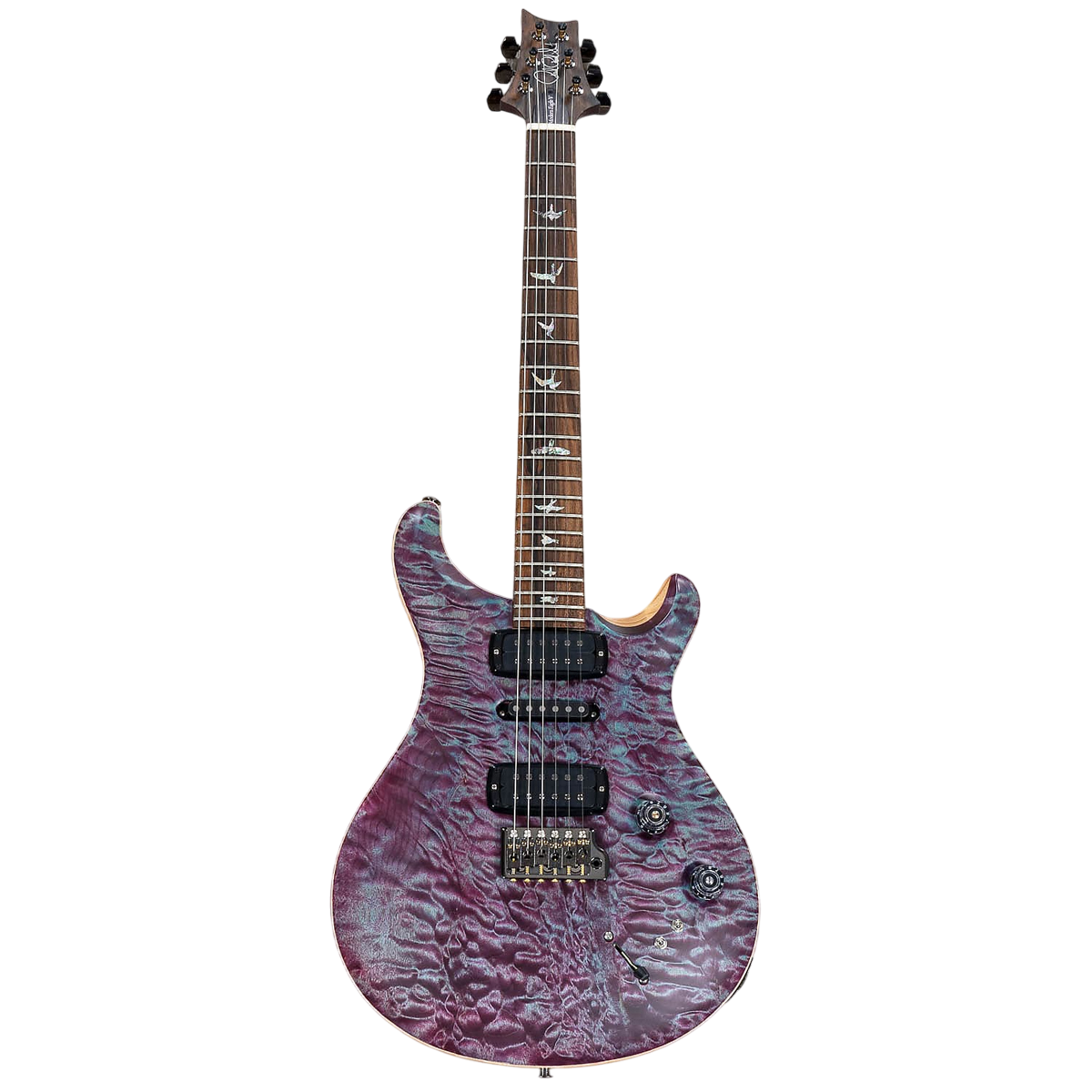 Đàn Guitar Điện PRS Modern Eagle V Wood Library 10 Top, Satin Violet w/Case
