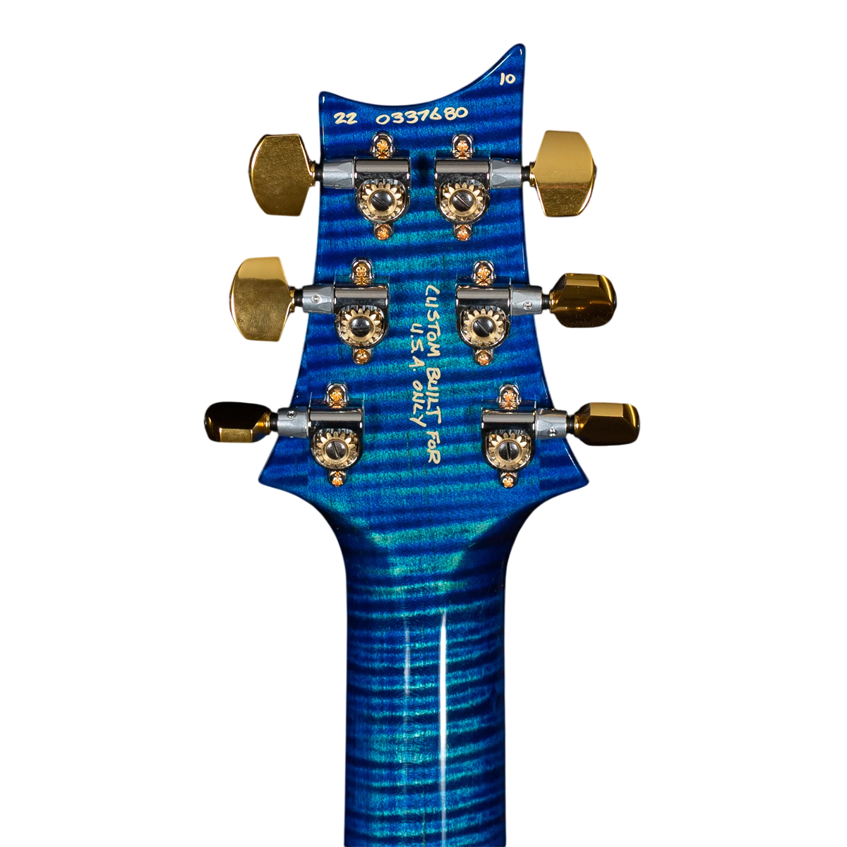 Đàn Guitar Điện PRS Modern Eagle V Wood Library 10 Top, River Blue Stained w/Case