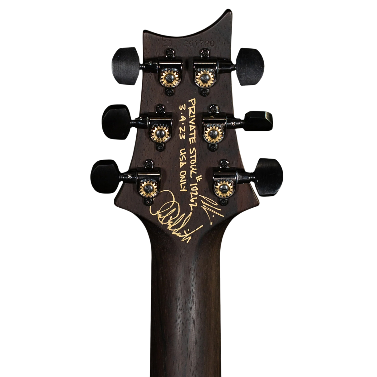 Đàn Guitar Điện PRS Modern Eagle V Wood Library 10 Top Private Stock, PRS Modern Eagle V Wood Library 10 Top Private Stock, Slate Blue Glow w/Case w/Case