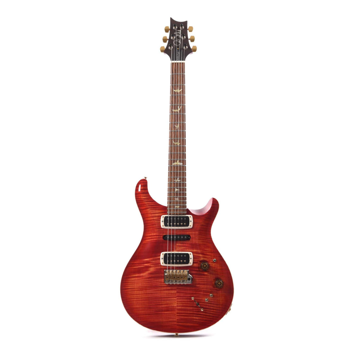Đàn Guitar Điện PRS Modern Eagle V Wood Library 10 Top, Flame Blood Orange w/Case