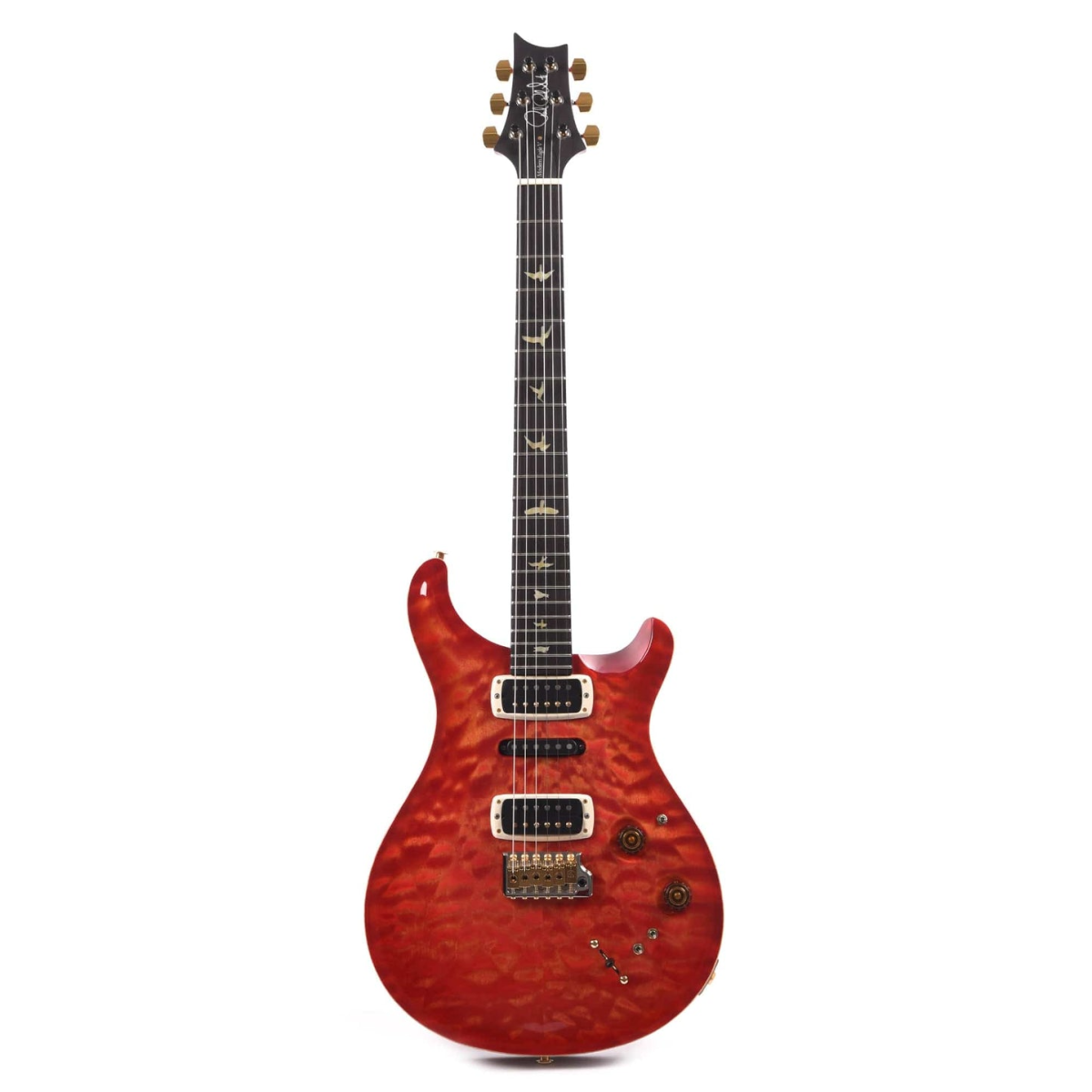 Đàn Guitar Điện PRS Modern Eagle V Wood Library 10 Top, Quilt Blood Orange w/Case