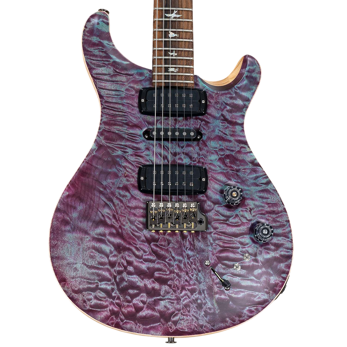 Đàn Guitar Điện PRS Modern Eagle V Wood Library 10 Top, Satin Violet w/Case