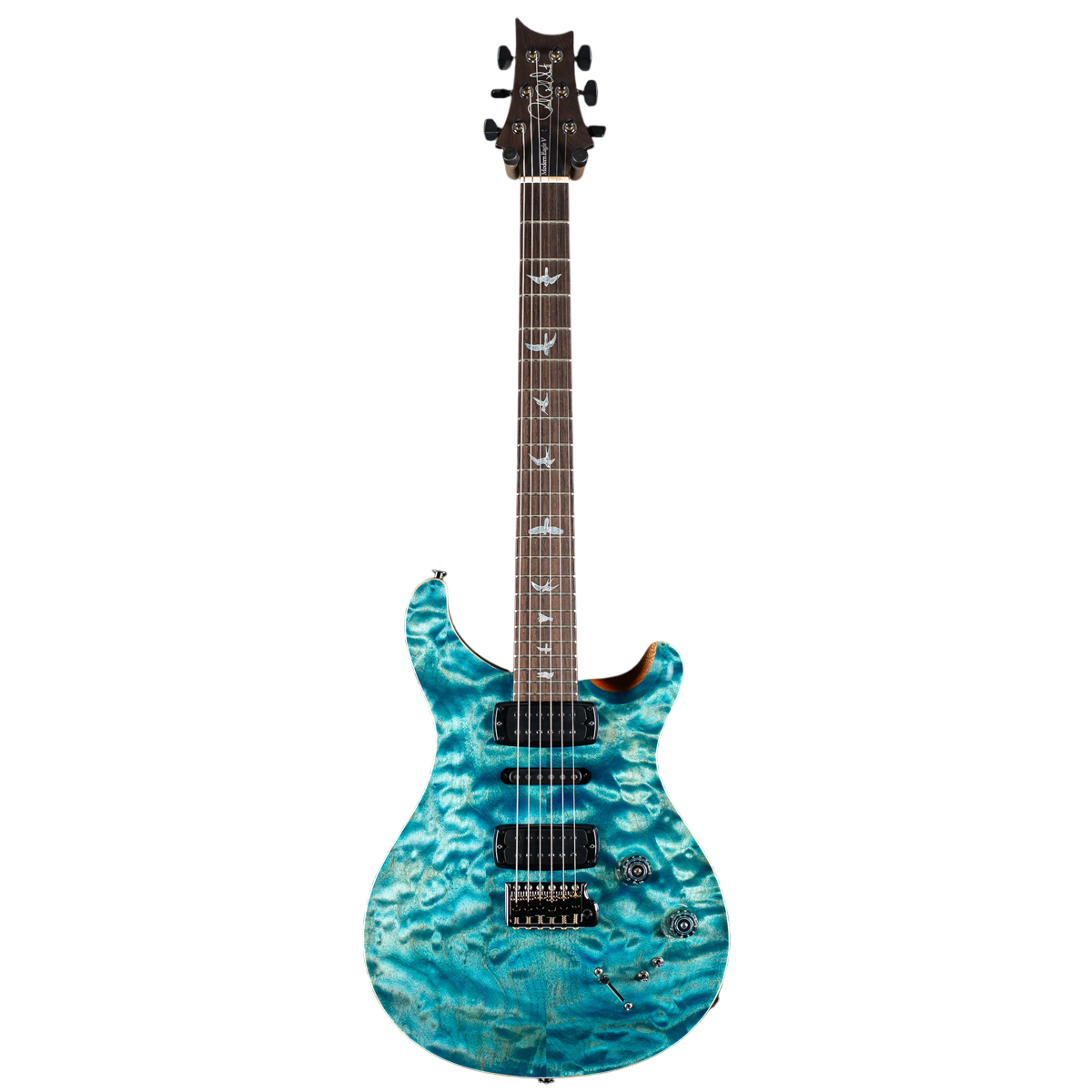 Đàn Guitar Điện PRS Modern Eagle V Wood Library 10 Top, Aquableux w/Case