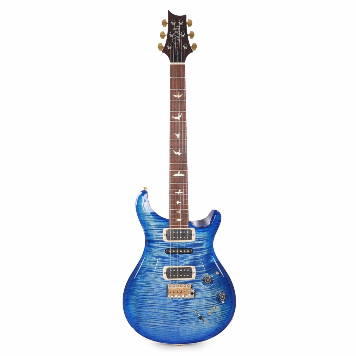 Đàn Guitar Điện PRS Modern Eagle V Wood Library 10 Top, Flame Faded Blue Burst w/Case