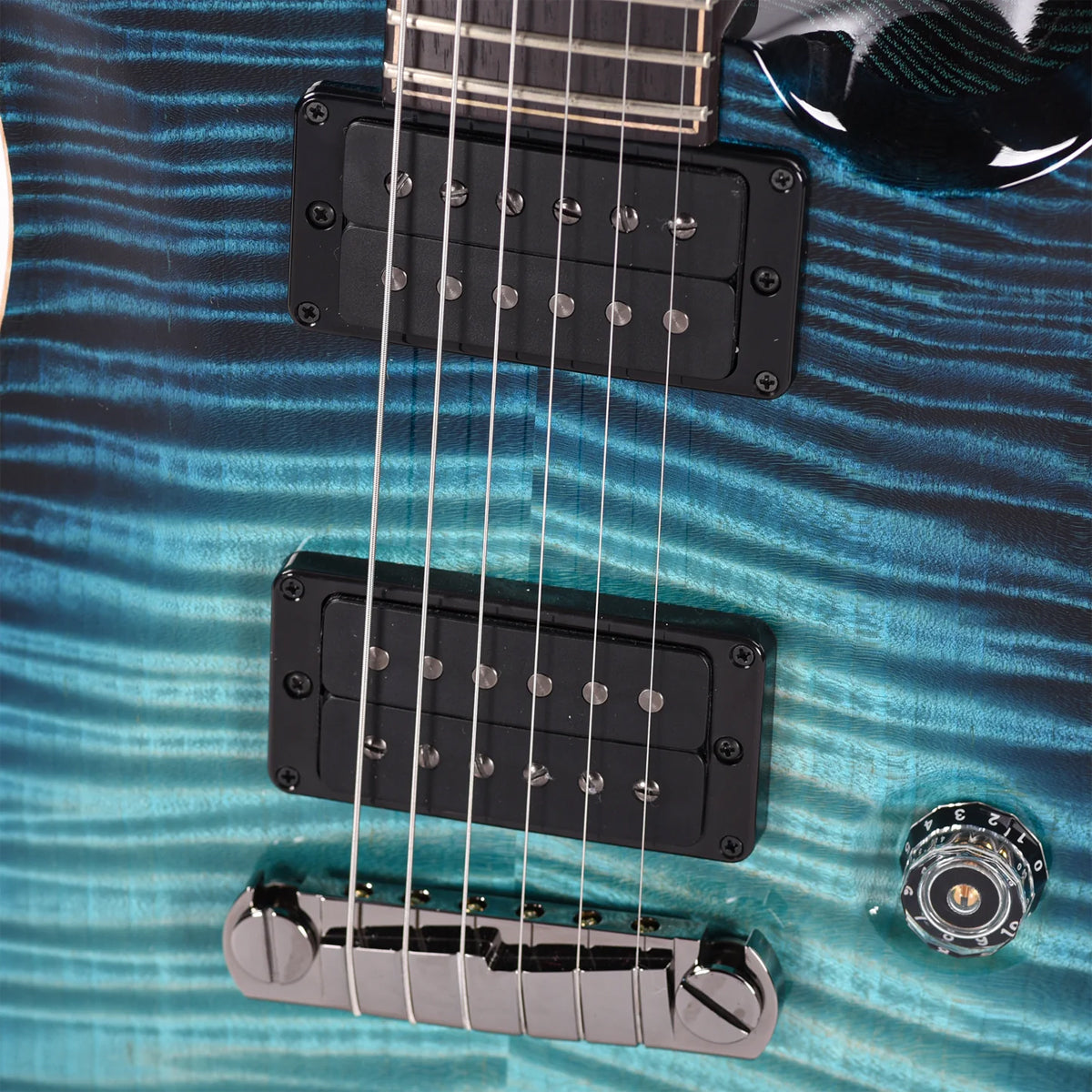 Đàn Guitar Điện PRS Custom 24 Wood Library 10 Top Private Stock, Sub Zero Glow w/Case