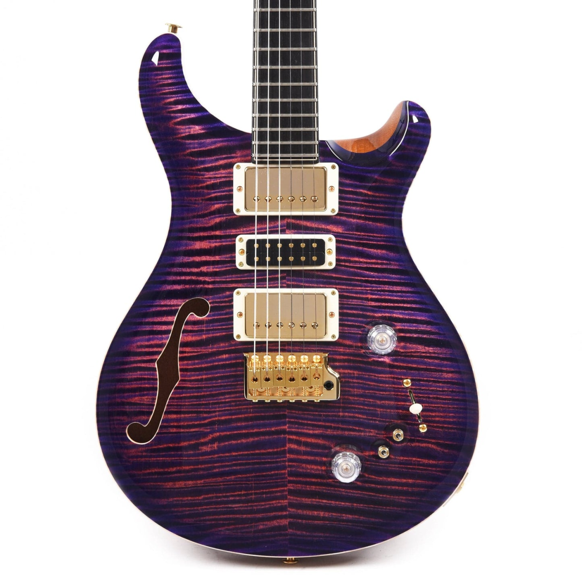 Đàn Guitar Điện PRS Special Semi-Hollow Wood Library 10 Top Private Stock, Ultra Violet Smoked Burst w/Case