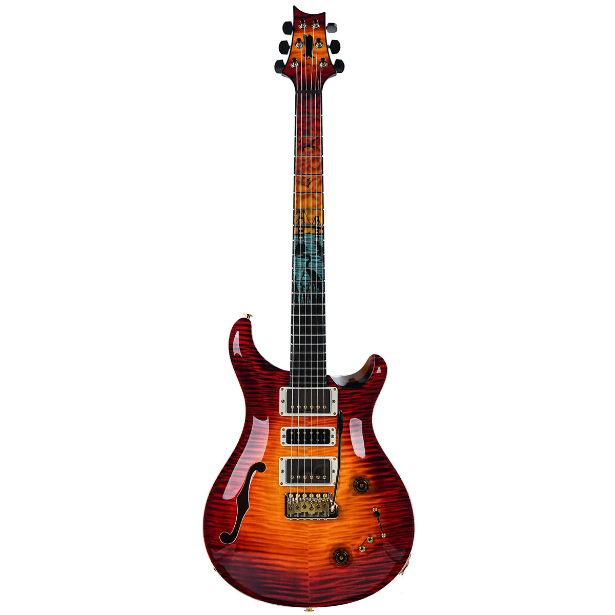 Đàn Guitar Điện PRS Special Semi-Hollow Wood Library 10 Top Private Stock, Dragons Breath Glow w/Case