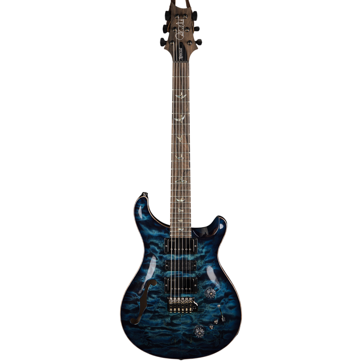 Đàn Guitar Điện PRS Special Semi-Hollow Wood Library 10 Top, Cobalt Blue Smokeburst w/Case