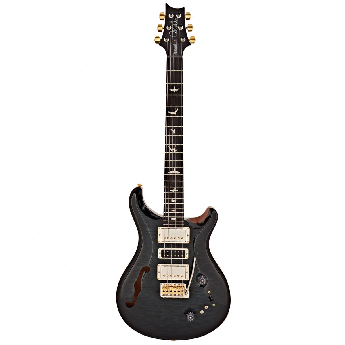 Đàn Guitar Điện PRS Special Semi-Hollow Wood Library 10 Top, Black Faded Burst w/Case