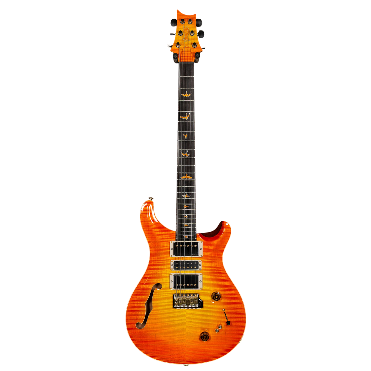 Đàn Guitar Điện PRS Special Semi-Hollow Wood Library 10 Top Private Stock, Citrus Glow w/Case