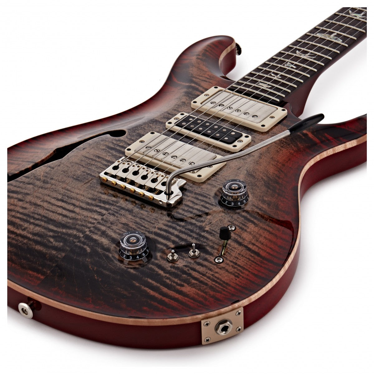 Đàn Guitar Điện PRS Special Semi-Hollow, Charcoal Cherry Burst w/Case