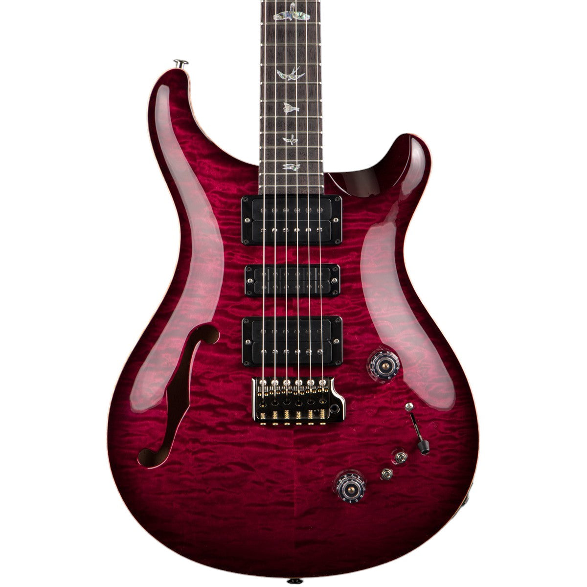 Đàn Guitar Điện PRS Special Semi Hollow Wood Library 10 Top Electric Guitar w/Case, Angry Larry