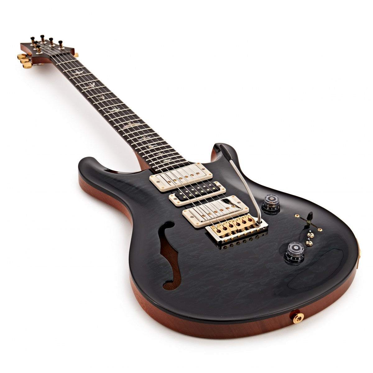 Đàn Guitar Điện PRS Special Semi-Hollow Wood Library 10 Top, Black Faded Burst w/Case
