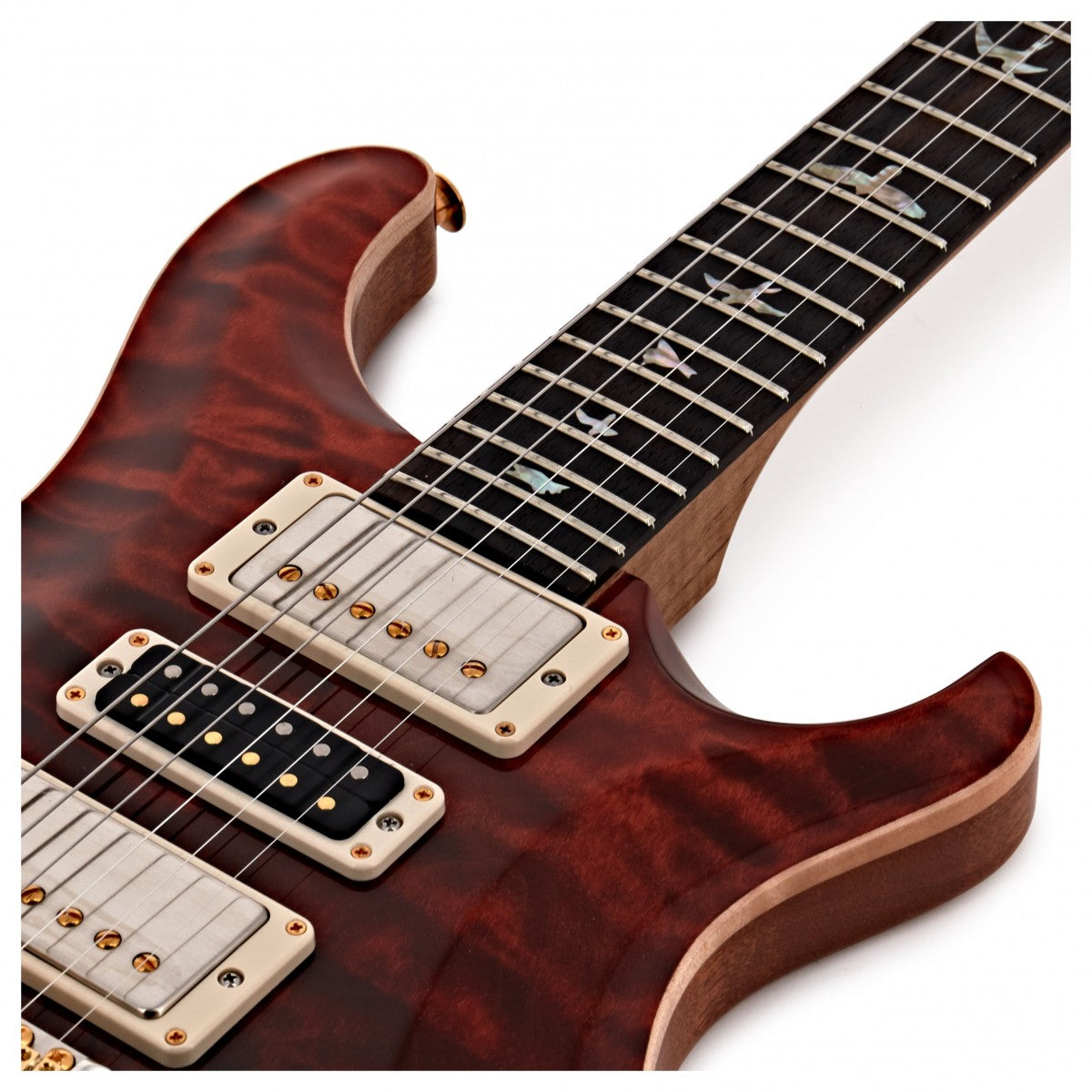 Đàn Guitar Điện PRS Special Semi-Hollow Wood Library 10 Top, Red Amber Burst w/Case