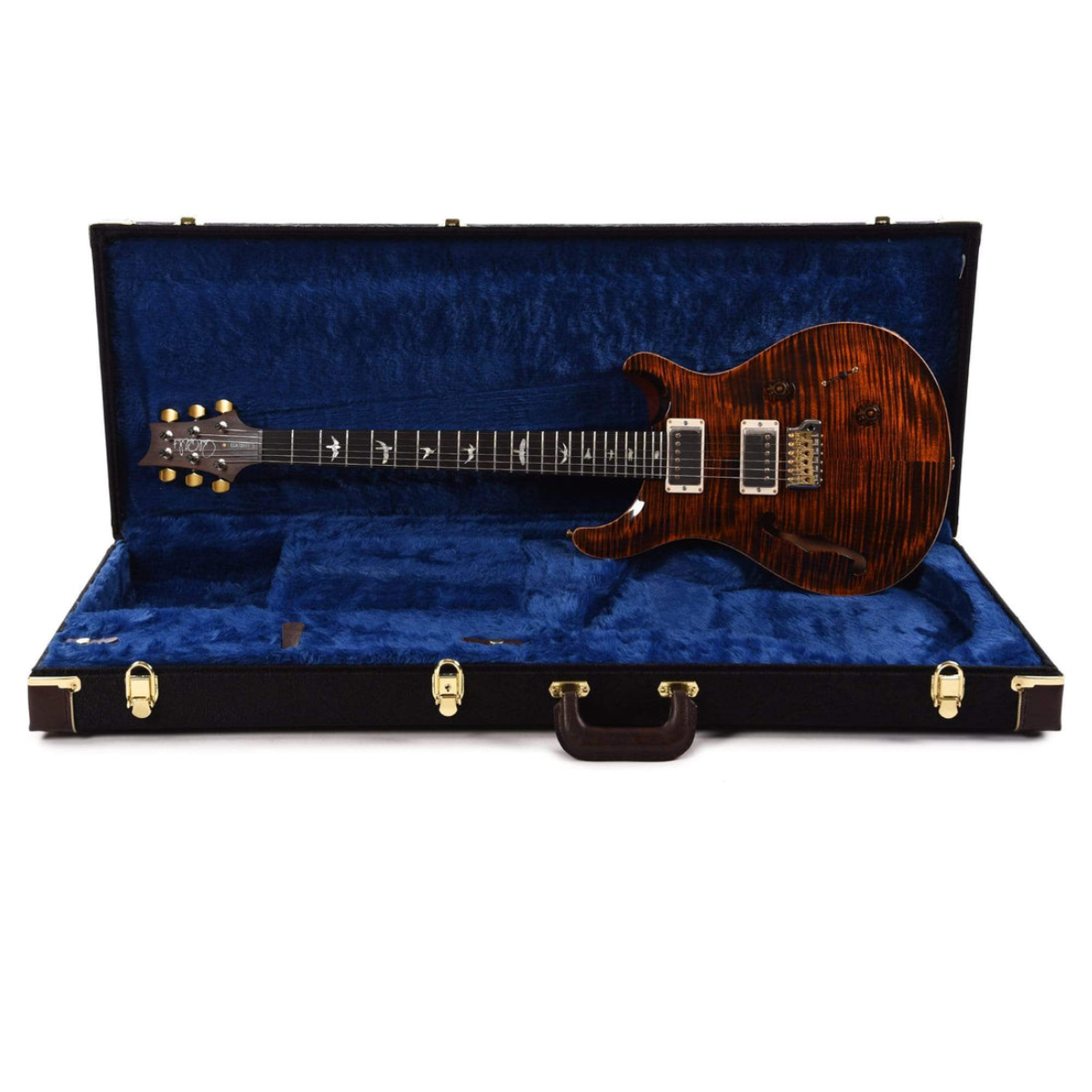 Đàn Guitar Điện PRS Special Semi-Hollow Wood Library 10 Top, Flame Orange Tiger w/Case
