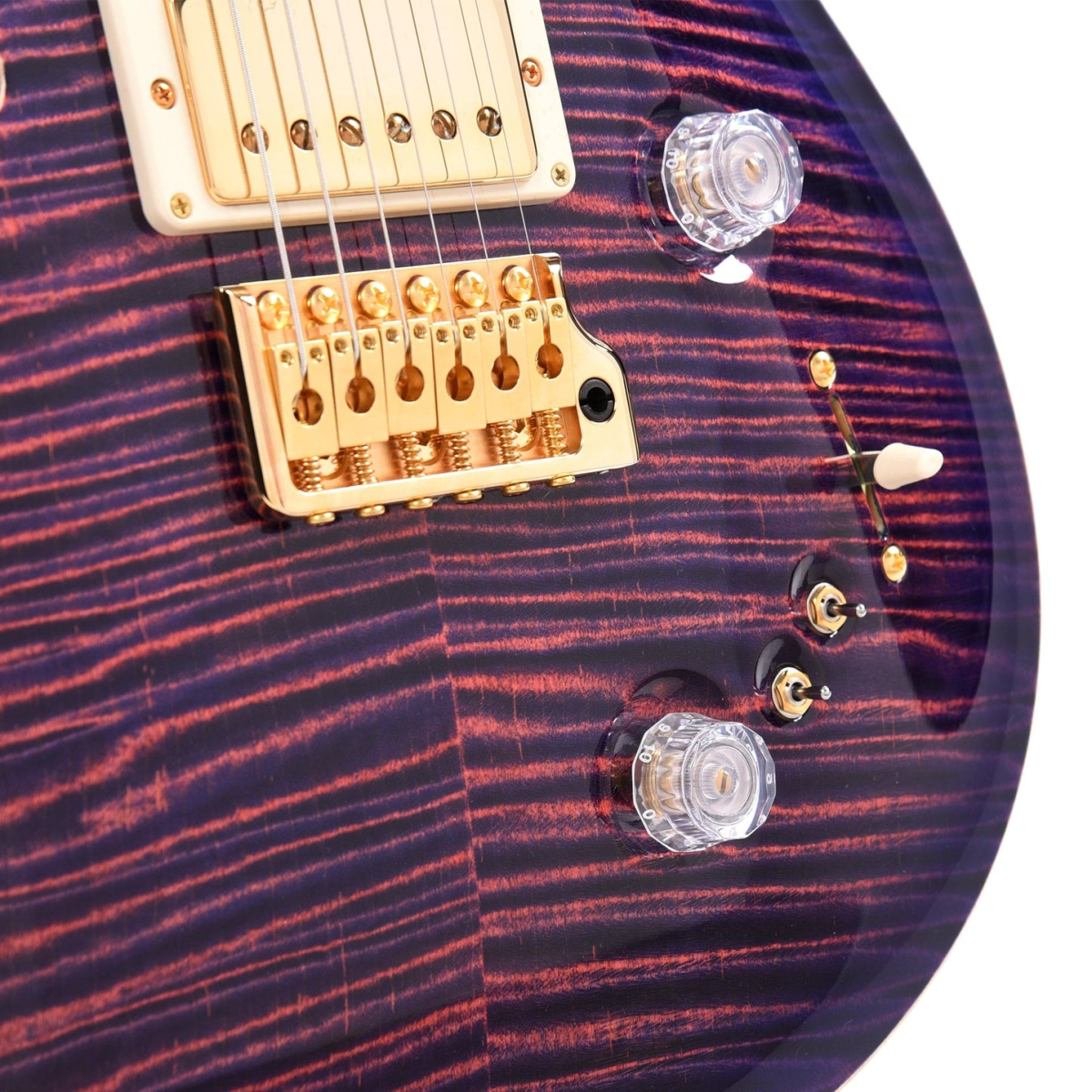 Đàn Guitar Điện PRS Special Semi-Hollow Wood Library 10 Top Private Stock, Ultra Violet Smoked Burst w/Case