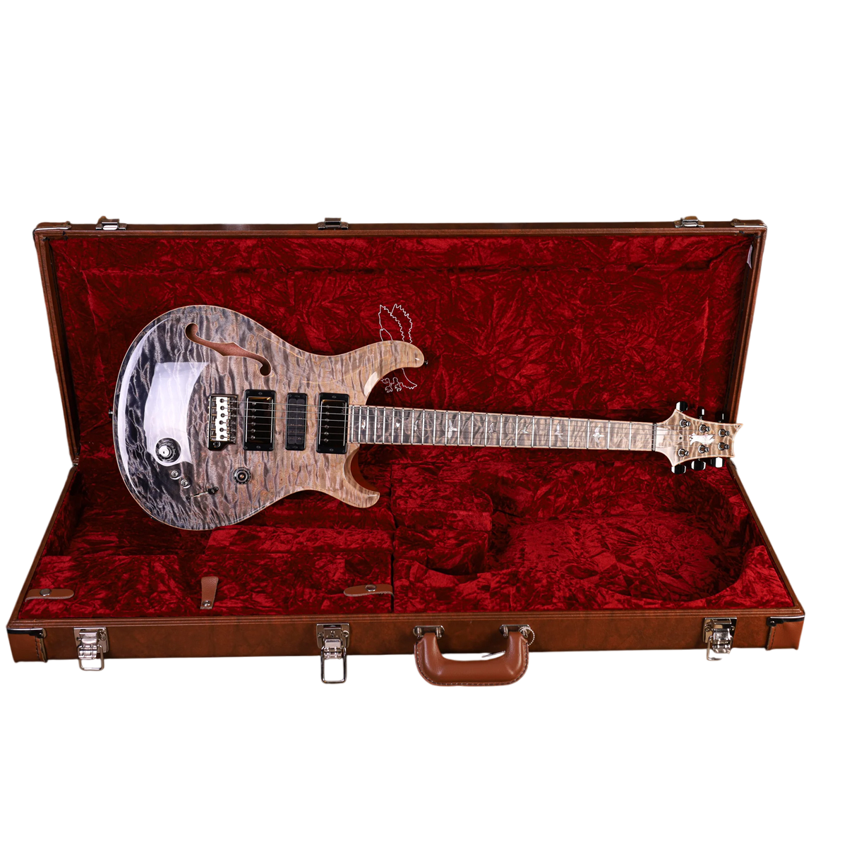 Đàn Guitar Điện PRS Special Semi-Hollow Wood Library 10 Top Private Stock, Frostbite Glow w/Case