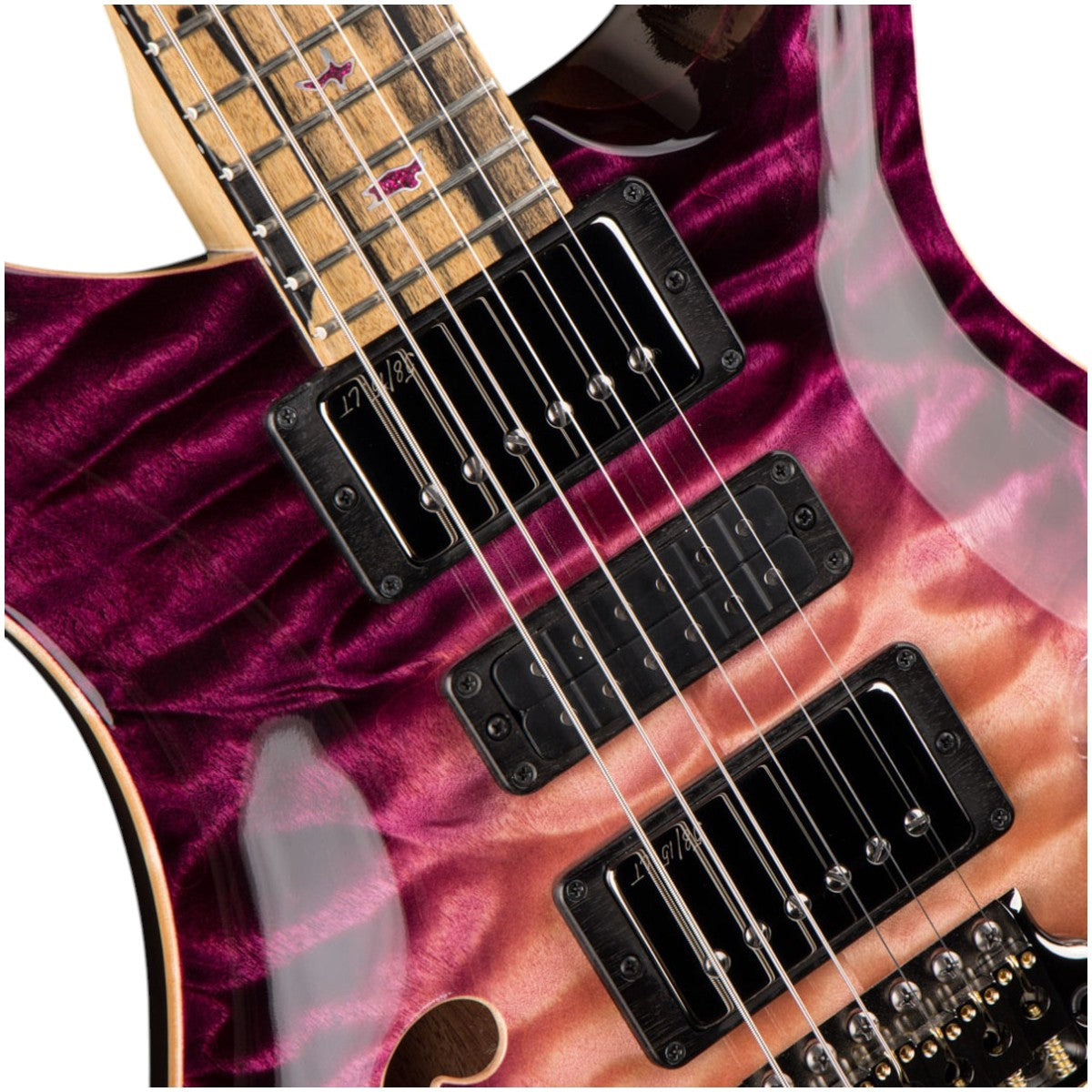 Đàn Guitar Điện PRS Special Semi-Hollow Wood Library 10 Top Private Stock, Midnight Orchid Glow w/Case