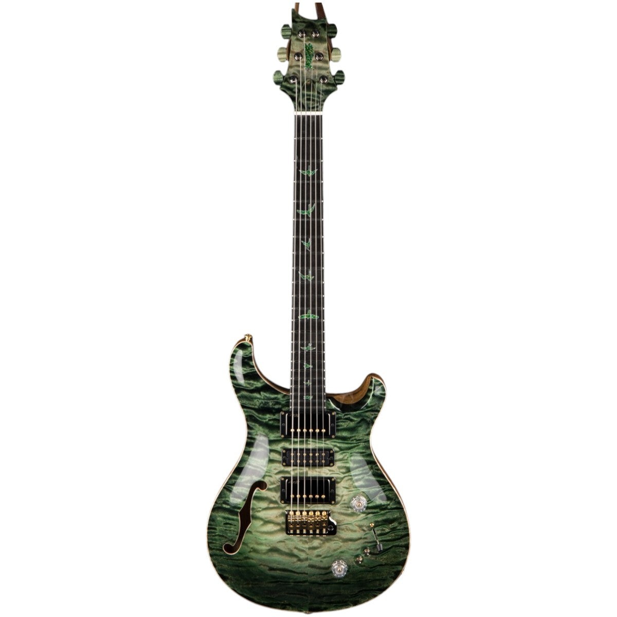 Đàn Guitar Điện PRS Special Semi-Hollow Wood Library 10 Top Private Stock, Sage Glow w/Case