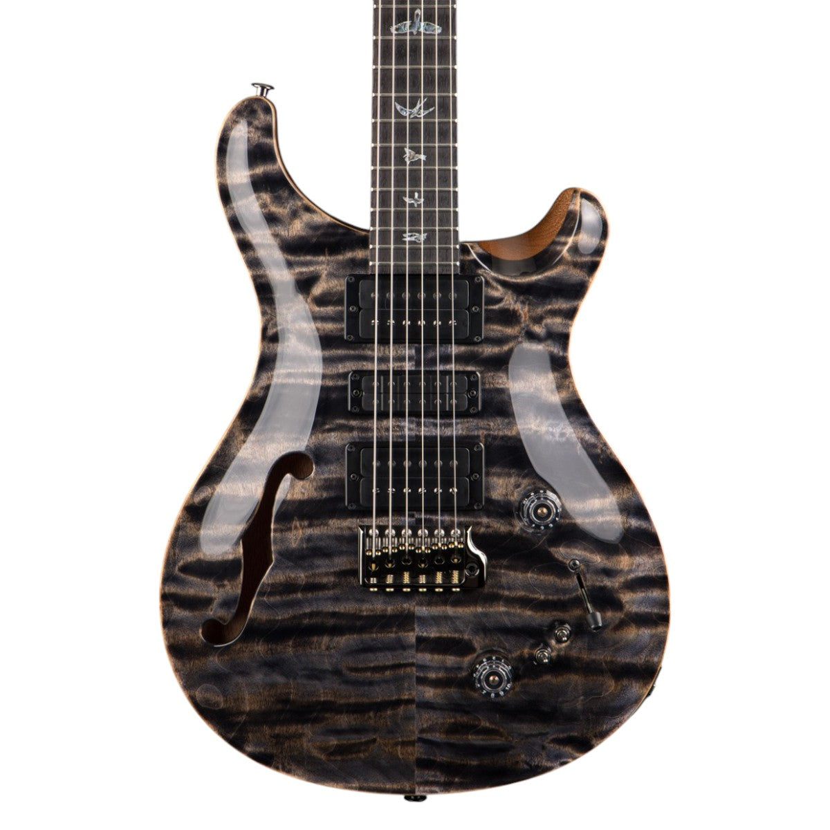 Đàn Guitar Điện PRS Special Semi-Hollow Wood Library 10 Top, Charcoal Quilt w/Case