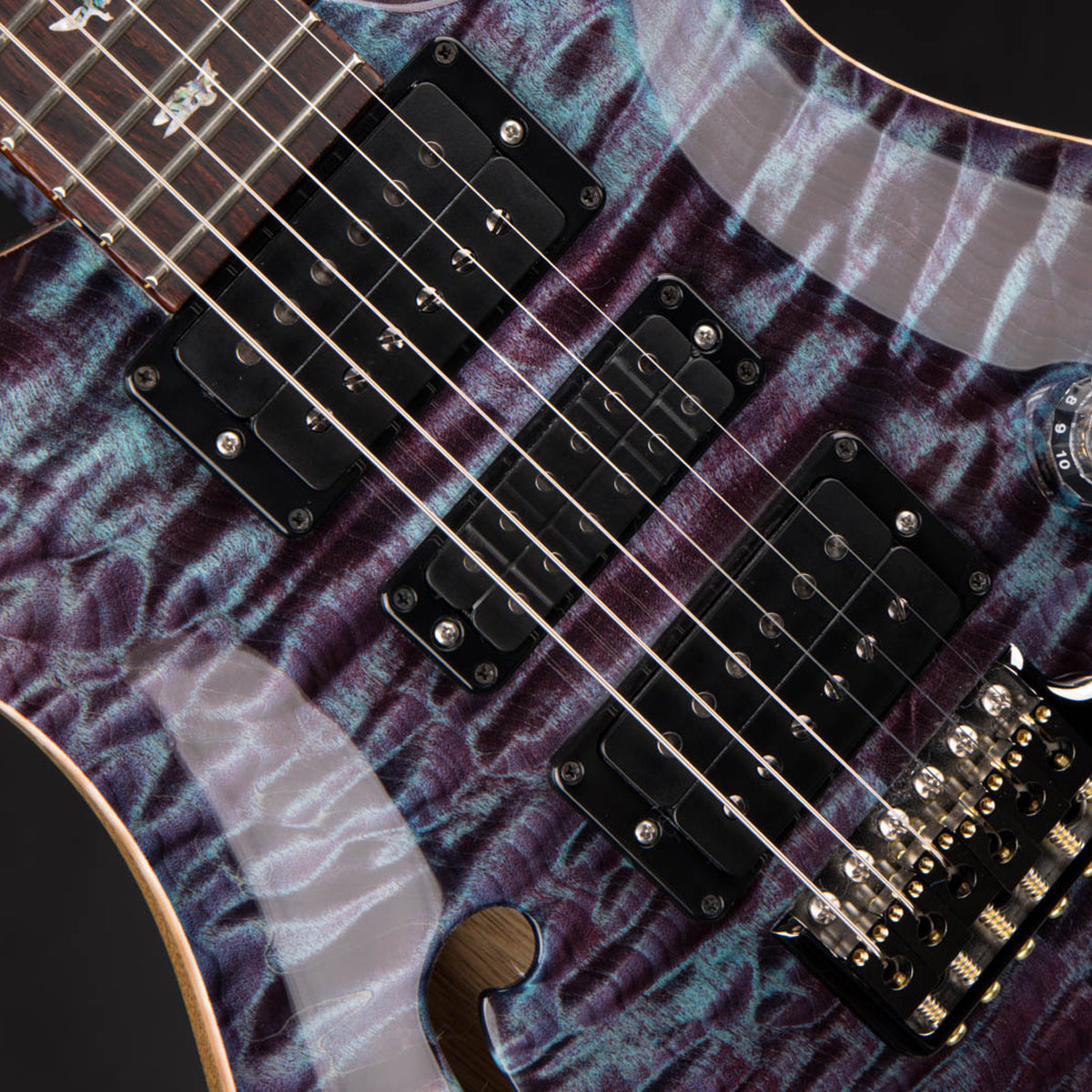 Đàn Guitar Điện PRS Special Semi-Hollow Wood Library 10 Top, Violet w/Case