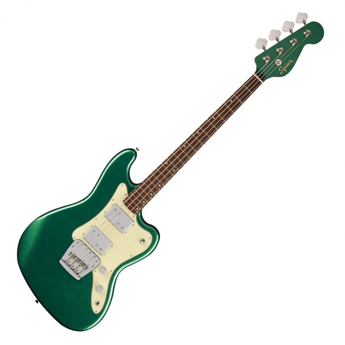 Đàn Guitar Điện Squier Paranormal Rascal Bass HH, Laurel Fingerboard, Sherwood Green