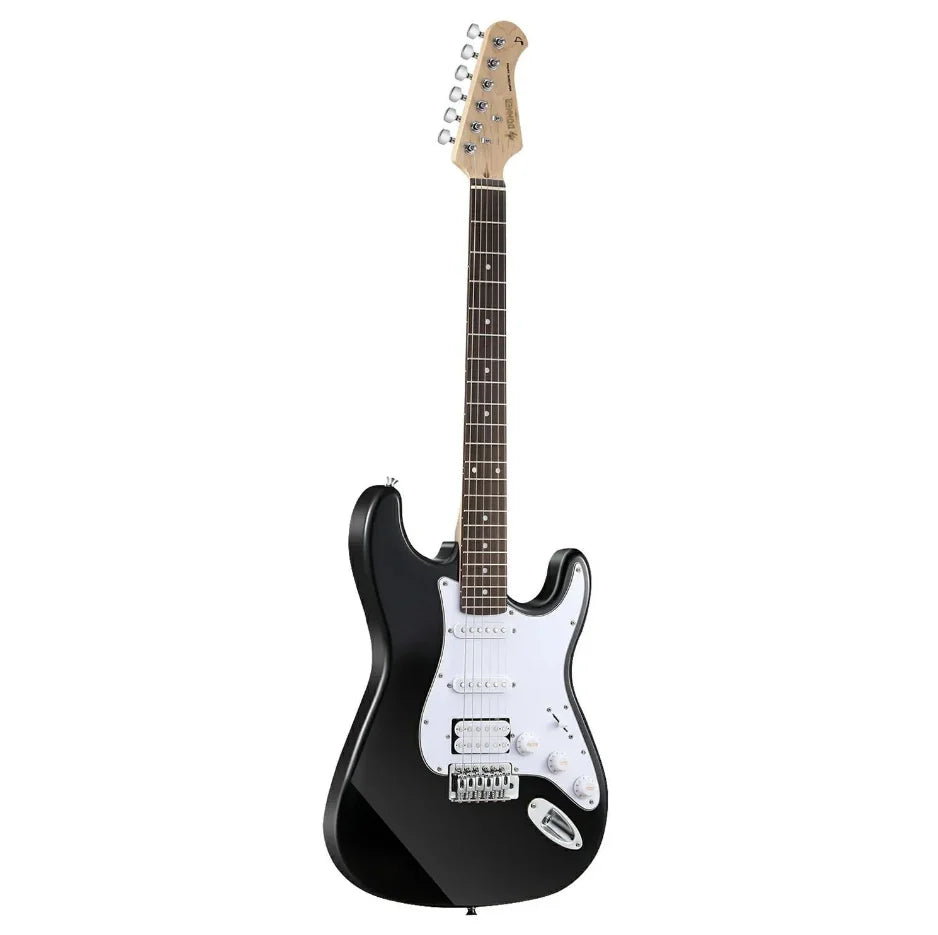 Đàn Guitar Điện Donner DST100 HSS Electric Guitar, Purpleheart Fingerboard, Black