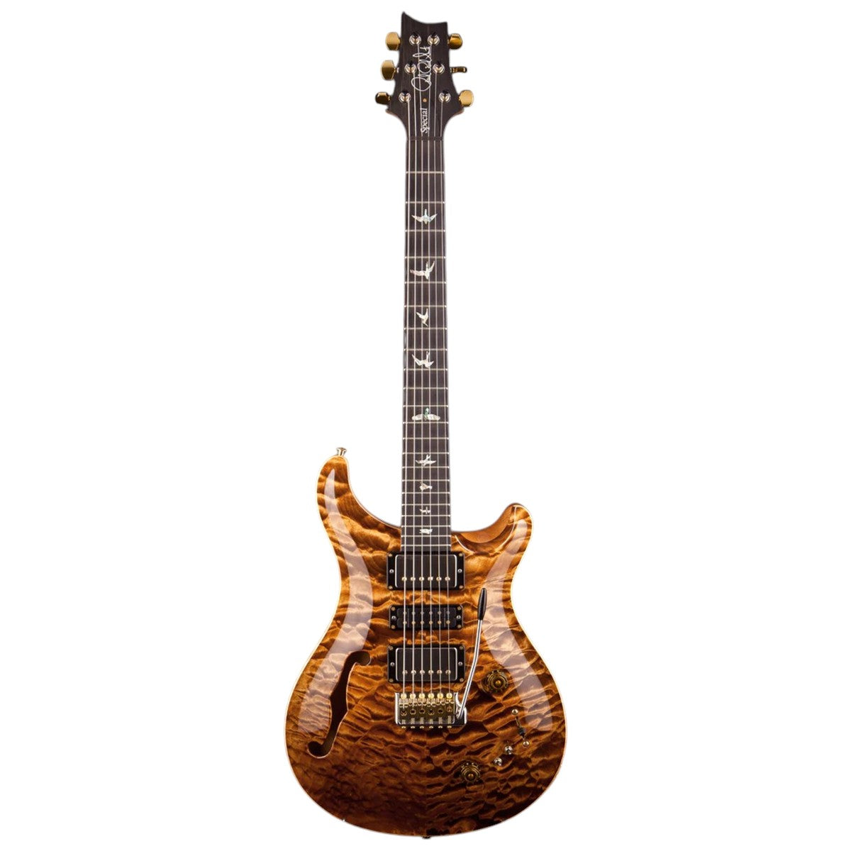 Đàn Guitar Điện PRS Special Semi-Hollow Wood Library 10 Top, Quilt Copperhead w/Case