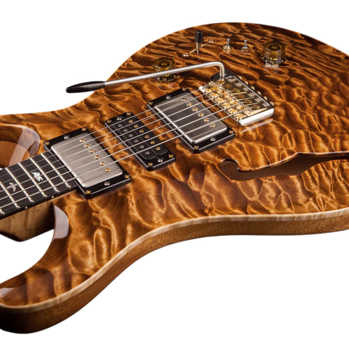 Đàn Guitar Điện PRS Special Semi-Hollow Wood Library 10 Top, Quilt Copperhead w/Case