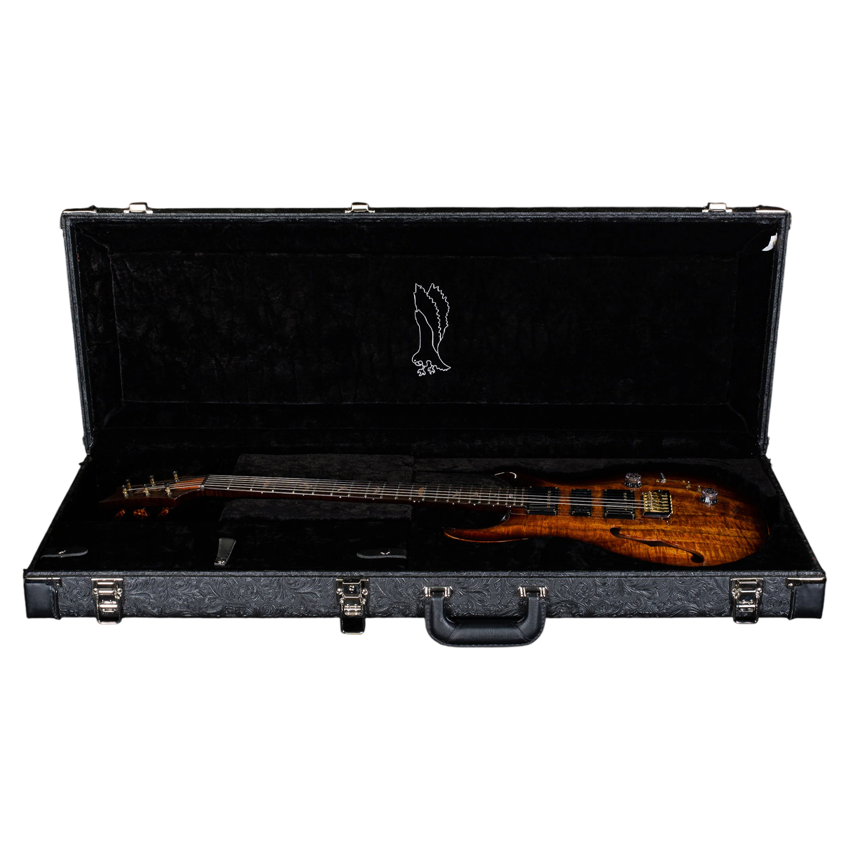 Đàn Guitar Điện PRS Special Semi-Hollow Wood Library 10 Top Private Stock, Koa Smokeburst w/Case