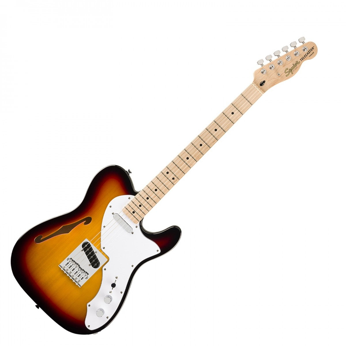 Đàn Guitar Điện Squier Affinity Series Telecaster Thinline, Maple Fingerboard, 3-Color Sunburst
