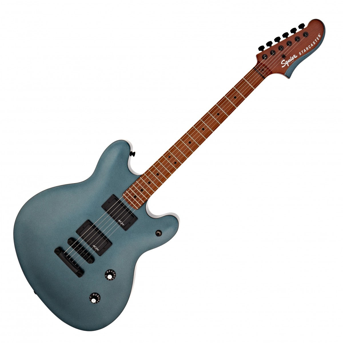 Đàn Guitar Điện Squier Contemporary Active Starcaster, Roasted Maple FIngerboard, Gunmetal Metallic