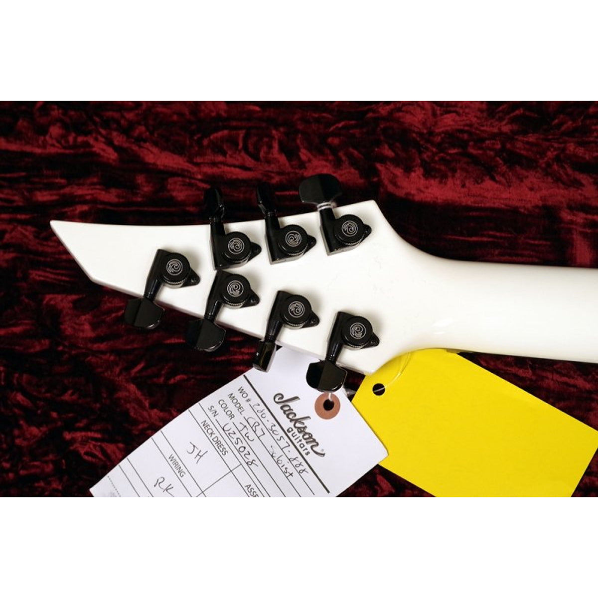 Đàn Guitar Điện Jackson USA Signature Chris Broderick Soloist HT7, Ebony Fingerboard, Transparent White, #2803157888